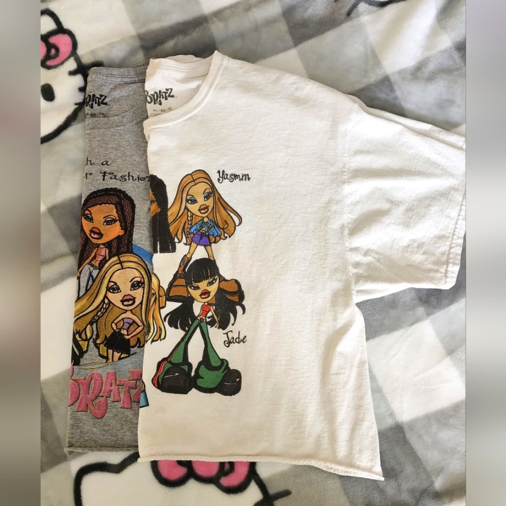 Bratz cropped top t-shirts bundle XL